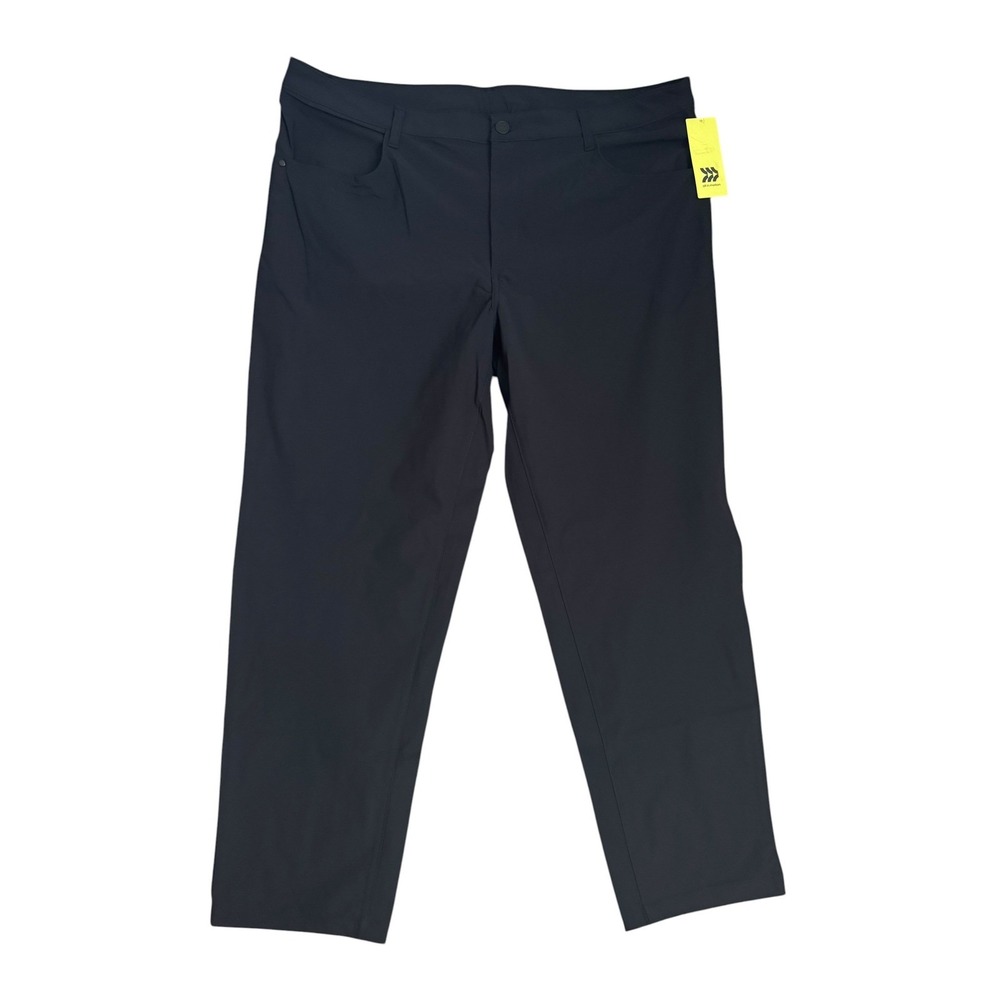 All in Motion Mens Golf Pants Onyx Black 40x32 Recycled Stretch Trousers